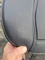 #38 Ledersattel B WARE Beauty Schwarz 1 X 15 Zoll + 5 X Kopfeisen verstellbar Mono Sattel Shetty Glitzer Welsh Kindersattel Sattel Leder B WARE