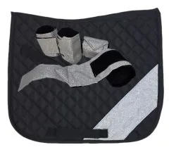 Sun Glitzer Set Schabracke Baumwolle mit Fleece Bandagen Rosa Rot Hellblau Lila Braun Schwarz Minishetty Shetty Welsh