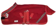 Zoe SET Abschwitzdecke mit Halfter Glitzer Minishetty Shetty 70 80 90 100 cm Rot Schwarz Rosa Glitzerset