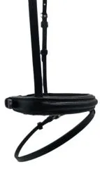 Reithalfter Gr. Minishetty Shetty Welsh Leder enlisch kombiniert Schwarz Minipony Falabella schmal