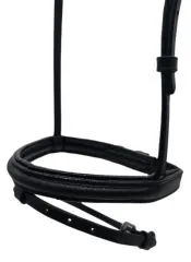 Reithalfter Gr. Minishetty Shetty Welsh Leder enlisch kombiniert Schwarz Minipony Falabella schmal