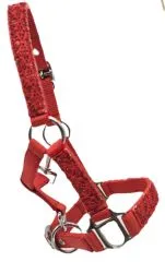 Fancy Halfter Minishetty Shetty Fohlenhalfter Glitzer Rot Glitzerhalfter Nylonhalfter Falabella Minipony