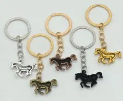 Schlsselanhnger Pferd Galopp Silber, Gold, Bronze Farben , Braun Schwarz Anhnger Glcksbringer