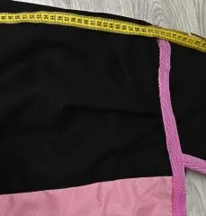 Musterdecke B WARE 600 Denier Regendecke Schwarz / Rosa 70 cm Outdoordecke