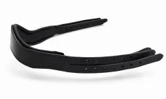 Tosca Anatomisches Genickst�ck Leder Ohrenfreiheit f�r Trensen. Gepolstert, druckentlastend Gr��en VB, WB, X-Full Schwarz Tosca