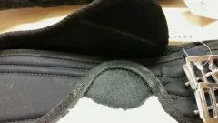 REST RAUS Sattelgurt anatomisch Fell abnehmbar 80 90 cm Schwarz Beige Mink Kunstfell Kurz Gurt Kurzgurt