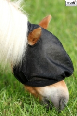 Fliegenhaube Pony VB WB X Full  Fliegenmaske mit o. ohne Ohren Fliegenschutz viel Augenfreiheit Schwarz