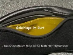 Kurzgurt Geleinlage Mondgurt MIT Lastik Verschnallung 45 50 55 60 65 70 75 80 85 90cm Schwarz o Braun