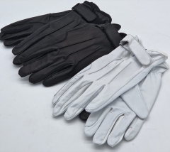 Super Soft Leder Reithandschuhe Weiß Schwarz Handschuhe  S M L  6,0 7,5 8,0  Schwarz = B - WARE Nappa