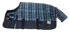 1200 D Gr�n Blau Karo Outdoordecke Regendecke 0 Gramm 65 70 75 REST RAUS - ALTES MODELL