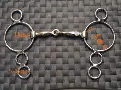 4 Ring Gebiss 12,5 13,5 cm einfach gebrochen B WARE Einzelstcke hoher Anzug