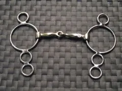 4 Ring Gebiss 12,5 13,5 cm einfach gebrochen B WARE Einzelstcke hoher Anzug