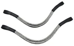 Stirnband Diadem Glitzer Minishetty / Shetty Falabella Glitzer Stirnriemen 30 / 32 cm