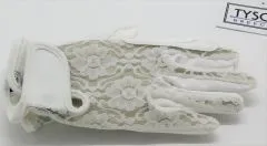 Reithandschuhe Barock Spanisch Turnier Show Lady Wei Netz S M L Hanschuhe