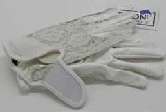 Reithandschuhe Barock Spanisch Turnier Show Lady Wei Netz S M L Hanschuhe