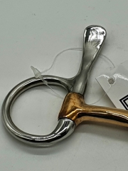 8,4 mm Stärke Half Spoon Gebiss Löffel Bit Kupfer gebrochen 7,5 8,5 9,5 10,5 11,5 Minishetty Shetty ZART Baucher
