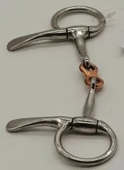 Gebiss Spoon Silber Farben/ Kupfer Lffel Bit einfach oder doppelt gebrochen 7,5 8,5 9,5 10,5 11,5 Minishetty Shetty ZART Baucher