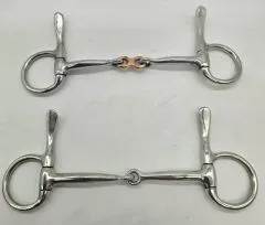 Gebiss Spoon Silber Farben/ Kupfer Lffel Bit einfach oder doppelt gebrochen 7,5 8,5 9,5 10,5 11,5 Minishetty Shetty ZART Baucher