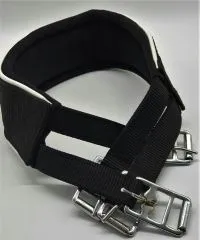 Kurzgurt Pony Shetty Web Gurt 70 75 80 cm schmal Sattelgurt Gurt Schwarz / Wei